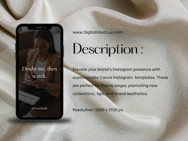 125 Motivational Quote Templates – Brown Aesthetic | Canva Editable PLR | IG Story Quotes for Coaches & Creators - Image 3