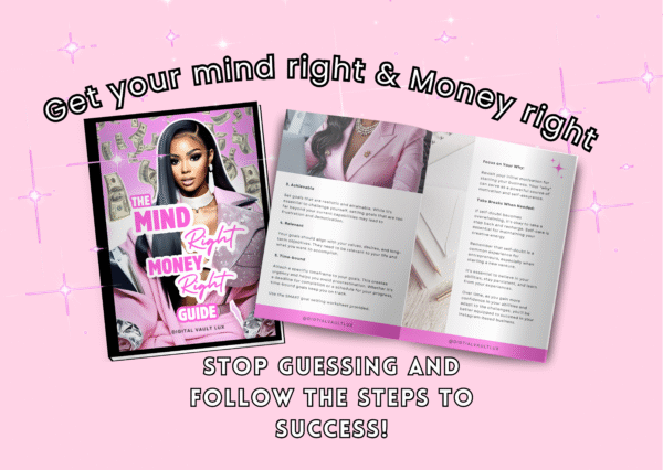 The Mind Right Money Right Guide | Editable Canva Template | Digital Download for Entrepreneurs, Mindset & Money Niche - Image 3