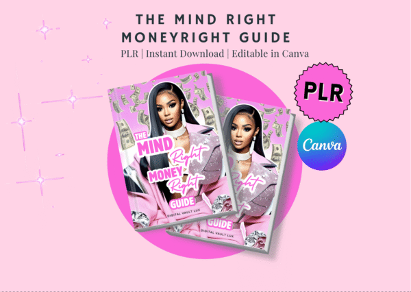 The Mind Right Money Right Guide | Editable Canva Template | Digital Download for Entrepreneurs, Mindset & Money Niche - Image 4