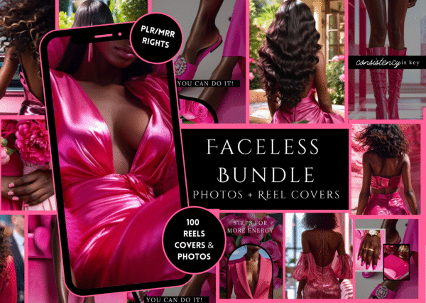 Hot Pink- Faceless Reel Cover Bundle