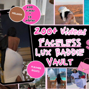 Lux Baddie Stock Videos: Melanin Women, Social Media Reels (Digital Download)