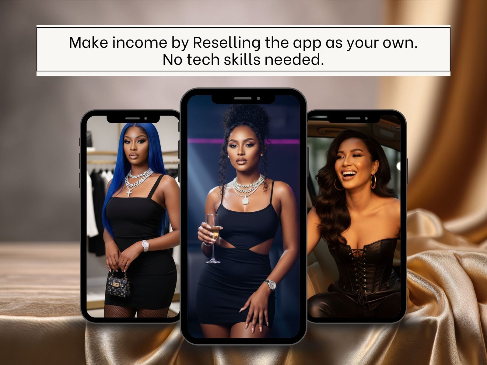 Baddie Lux AI Image Generator App with PLR | Create & Resell Your Own AI Baddie Generator | Instant Digital Download - Image 3