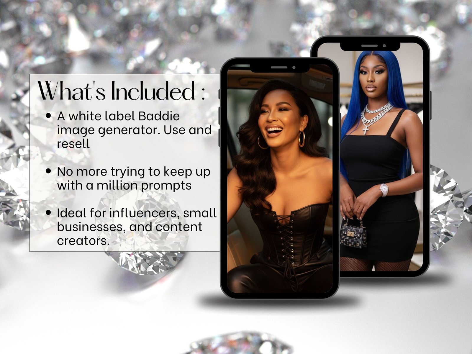 Baddie Lux AI Image Generator App with PLR | Create & Resell Your Own AI Baddie Generator | Instant Digital Download - Image 5