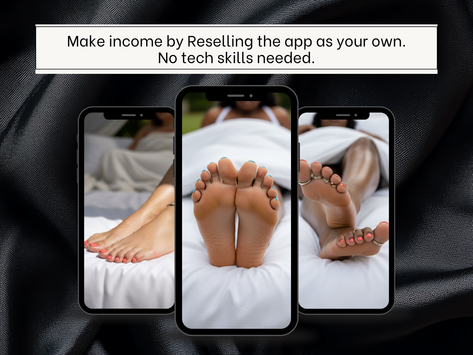 Pedicure photo Generator | Pedi Lux Ai Image Generator App with PLR | Create & Resell Your Own AI Pedi Generator | Instant Digital Download - Image 2