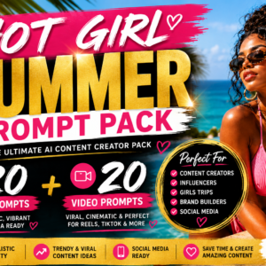 ☀️ Hot Girl Summer Prompt Pack