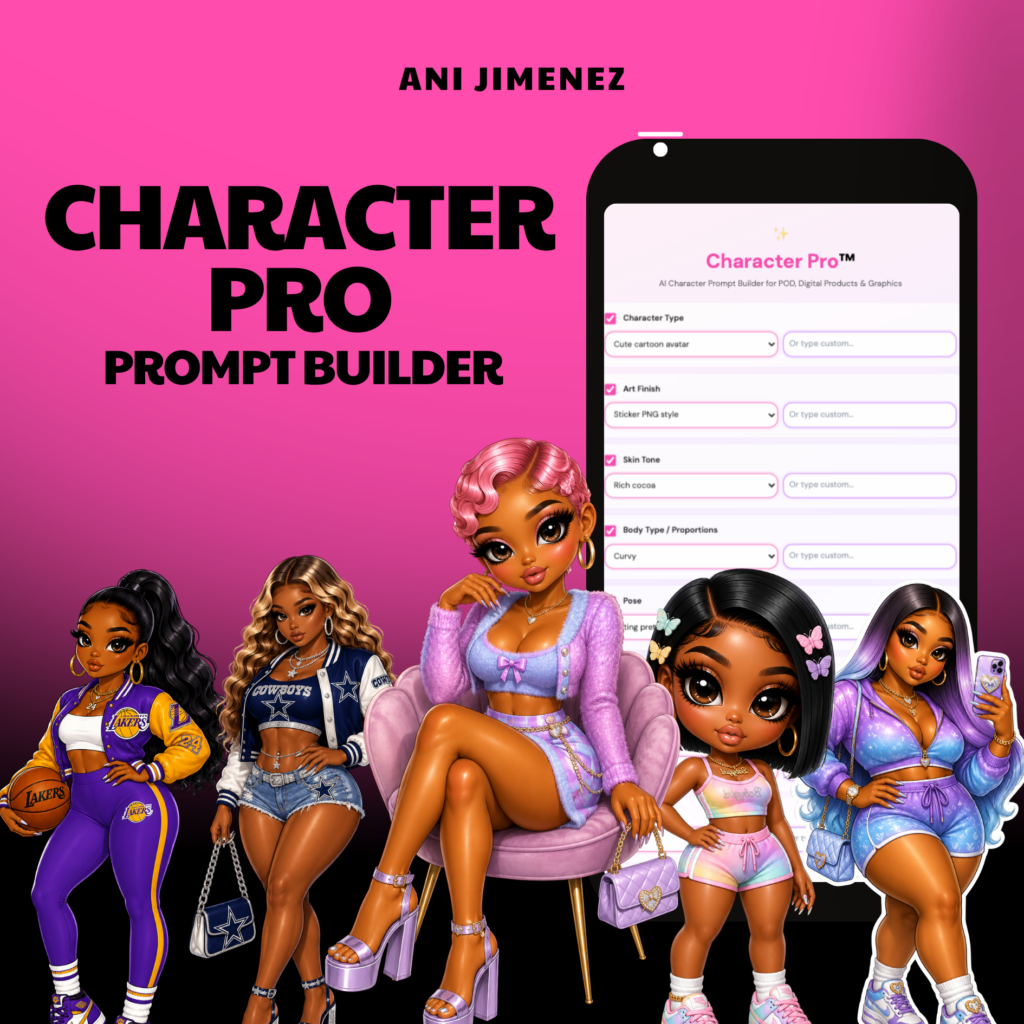 Character Pro LUX™ AI Character/Text Prompt Builder