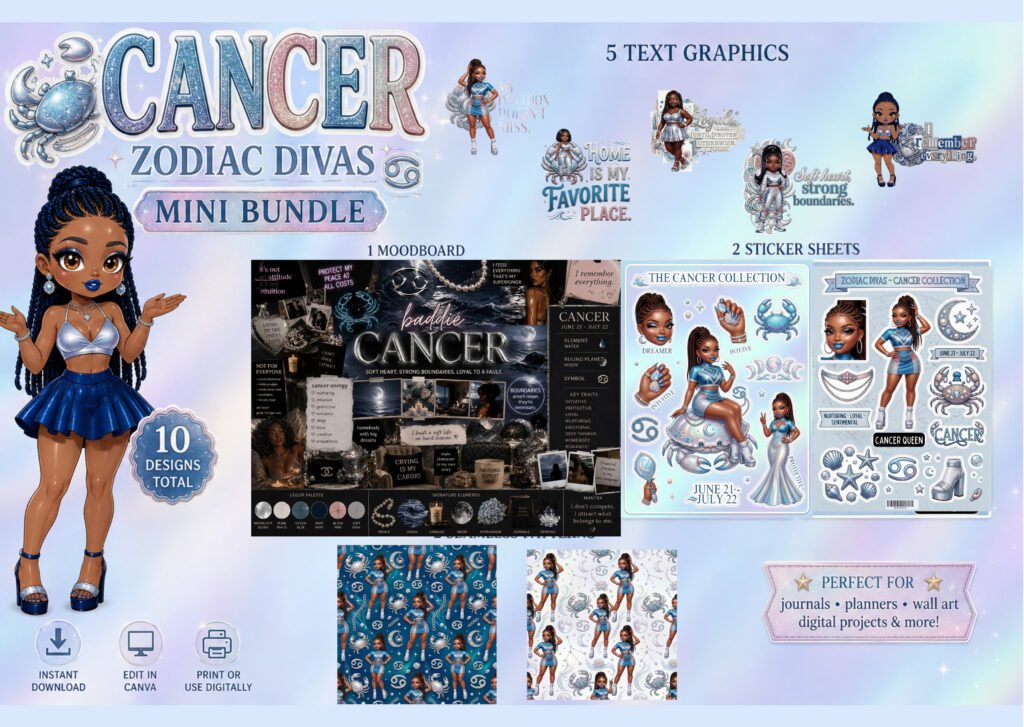 Cancer Zodiac mini bundle