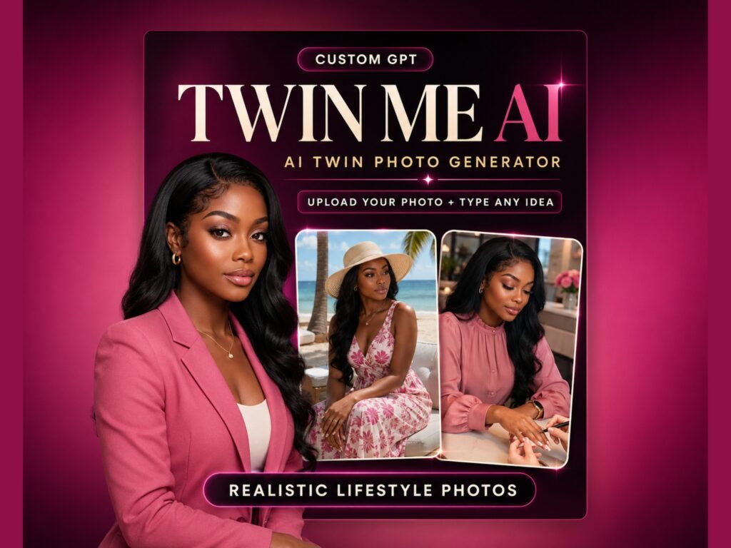 AI Twin Photo Generator GPT | Realistic AI Photos of Yourself | Custom ChatGPT Tool | Ai Lifestyle Photo Creator