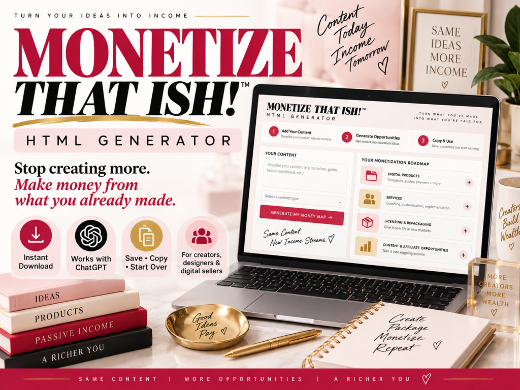 Monetize That Ish!